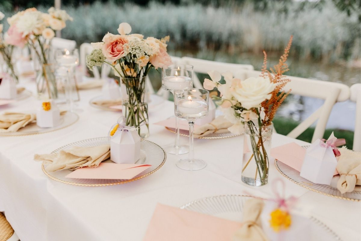 Tischdekoration zum Mieten für Hochzeiten, Geburtstage und Events in Berlin
