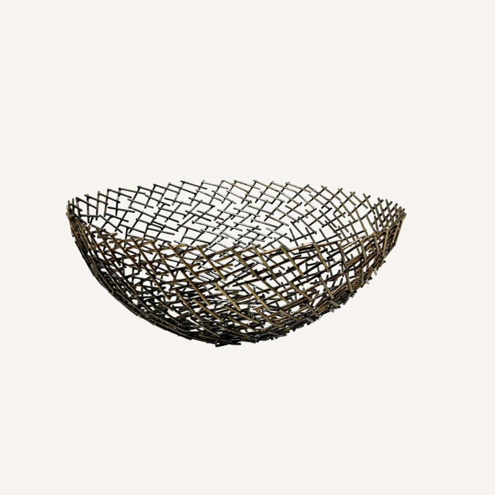 metall Korb gitter Dekoschale aus Metallgitter