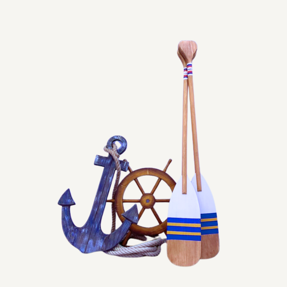 Dekoanker Maritim, Blau
