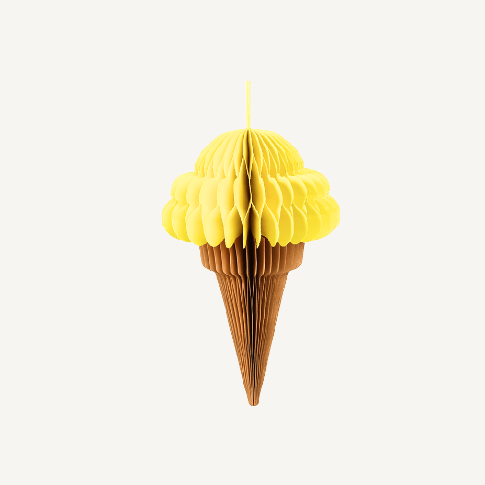 Waben Waffel-Eiscreme-Hänger - 4 Farben