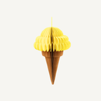 Waben Waffel-Eiscreme-Hänger - 4 Farben