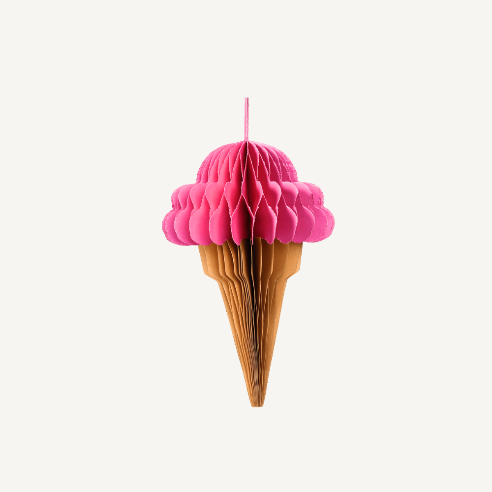 Waben Waffel-Eiscreme-Hänger - 4 Farben
