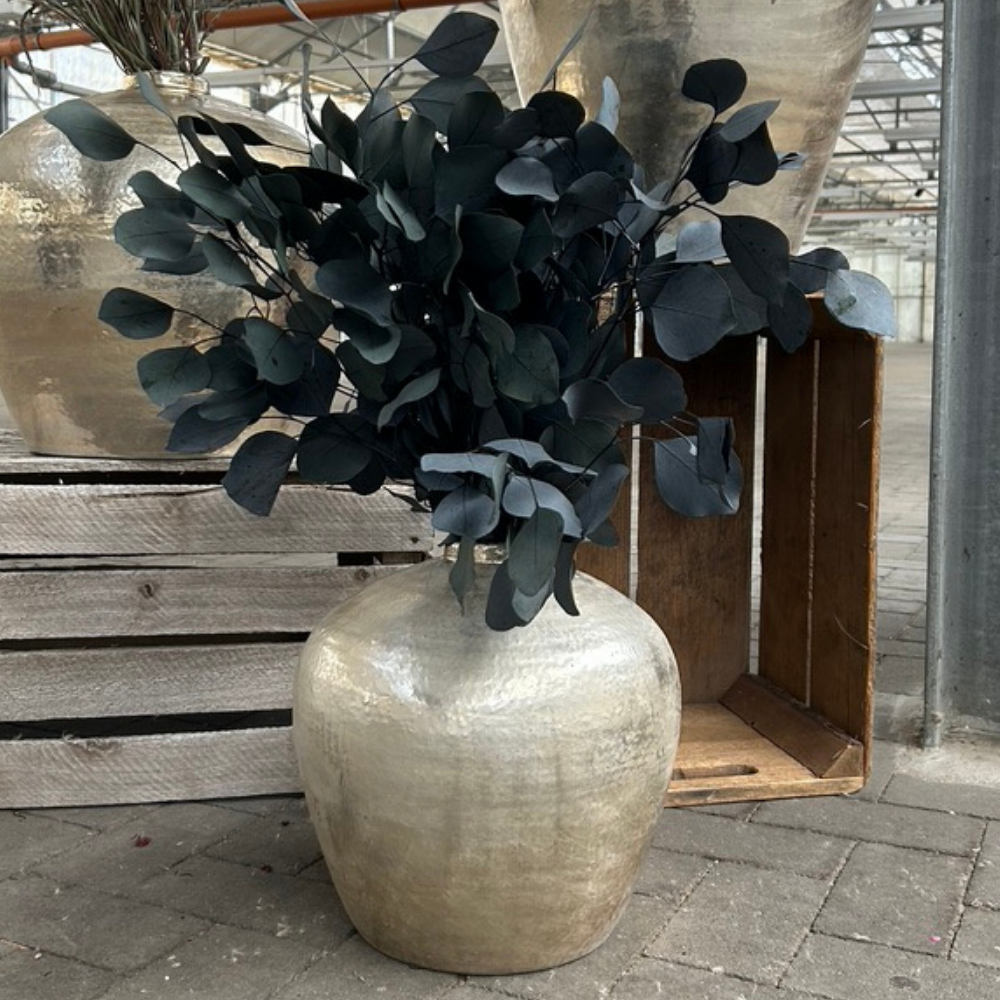 Bodenvase Silber / Champagner in Berlin mieten