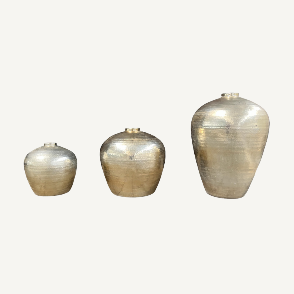 Bodenvase Silber / Champagner in Berlin mieten