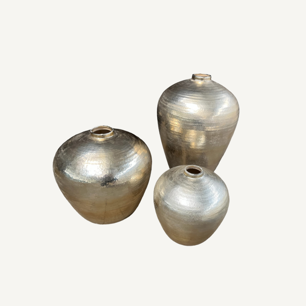 Bodenvase Silber / Champagner in Berlin mieten