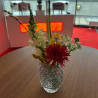 Zylinder Vase Diamant – strukturierte Glasoptik – 3 Farben