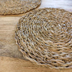 Seegras-Platzset – rund - 2 Größen