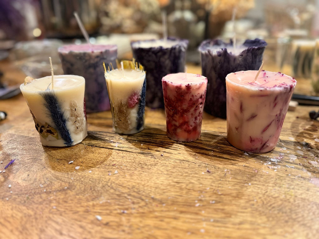 DIY Kerzen Workshop Berlin – Kerzen mit Sojawachs Trockenblumen herstellen