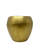 Keramiktopf Übertopf Gold – rund – 4 Größen