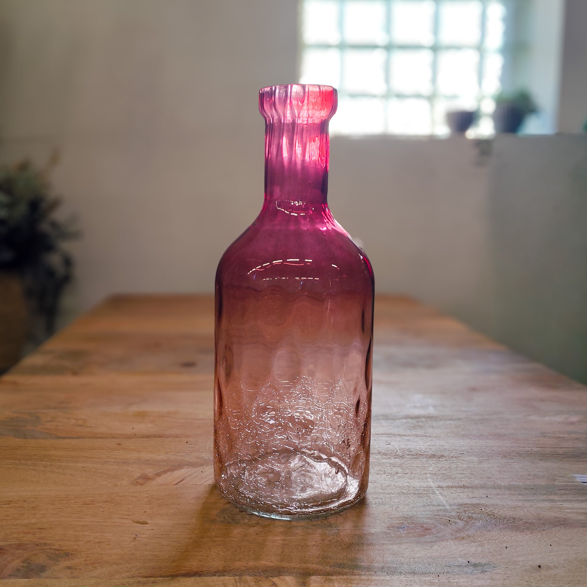Glasvasen Set Beere–Rosé – Farbverlauf – 3 Größen