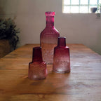 Glasvasen Set Beere–Rosé – Farbverlauf – 3 Größen